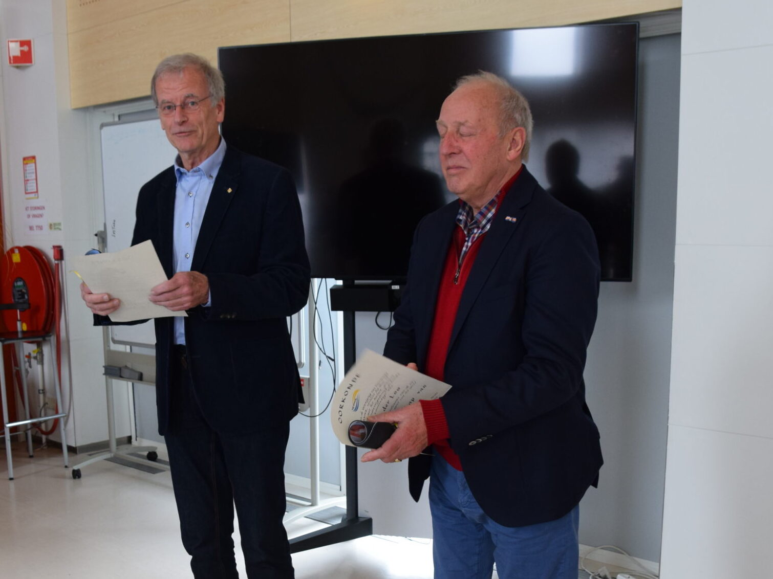 Dick Kooman en Rolf van der Loo