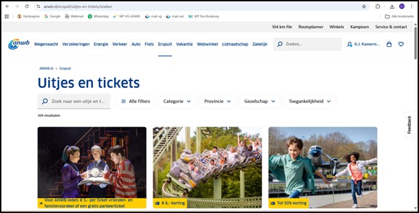 Eropuit korting ook voor VG-leden